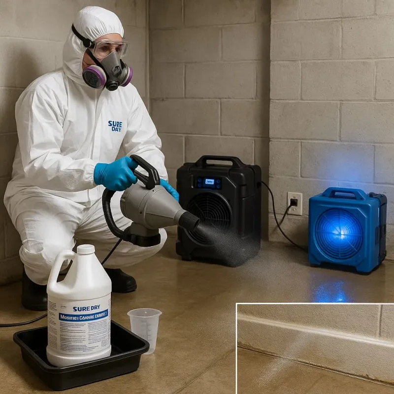 Sanitization and Odor Removal process in Charlotte, VT