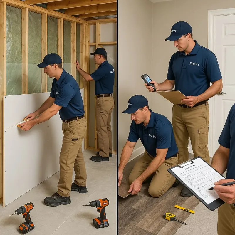 Repairs and Reconstruction process in Charlotte, VT